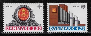 画像1: デンマーク切手 1990年　ヨーロッパ　デンマーク郵便局　2種 (1)