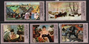 画像1: ロシア　旧ソ連切手 1978年　絵画　5種 (1)