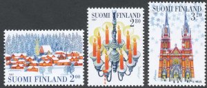 画像1: フィンランド切手 1997年　クリスマス　3種 (1)