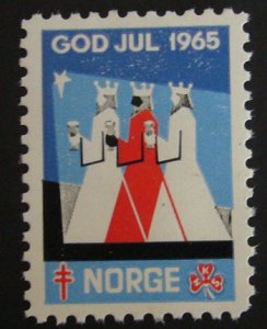 画像1: ノルウェー 　1965年　クリスマスシール (1)