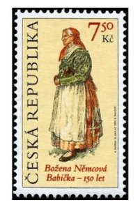 画像1: チェコスロバキア切手　2005年　ボゼナ・ネムコヴァ著　おばあちゃん　1種 (1)