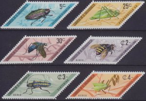 画像1: エルサルバドル切手  1970年　昆虫　蜂　6種 (1)