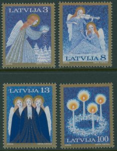 画像1: ラトビア切手 1994年 クリスマス 4種 (1)