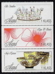 画像1: オーランド切手　2007年　高級現代工芸品　3種 (1)