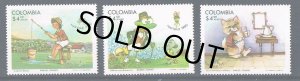 画像1: コロンビア切手　1980年　クリスマス　3種 (1)