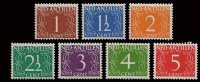 画像1: オランダ領ニューギニア切手　数字
