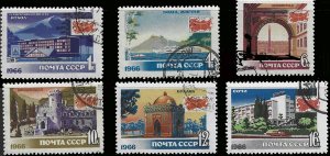 画像1: ロシア　旧ソ連切手　1966年　観光　6種 (1)