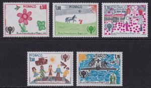 画像1: モナコ切手　1979年　国際児童年  子どもの絵   5種 (1)