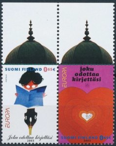 画像1: フィンランド切手　 2003年　ヨーロッパ　ポスター　2種 (1)