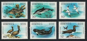 画像1: ドミニカ国切手　1979年　野生生物保護　鳥　カツオドリ　6種 (1)