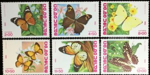 画像1: カーボベルデ切手 　1982年　蝶　6種 (1)