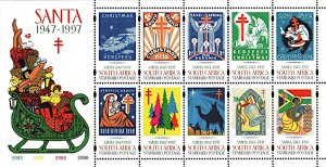画像1: 南アフリカ切手　1997年　クリスマス　サンタ50周年　10種 (1)
