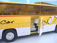 画像1: 【ポストバス100周年限定ミニカー】スイス郵便　ミニカー　郵便バス　PostBus