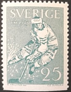 画像1: スウェーデン 1963年世界アイスホッケー選手権大会　切手 (1)