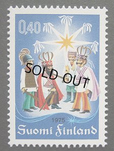 画像1: フィンランド 切手　1975年　クリスマス　1種 (1)