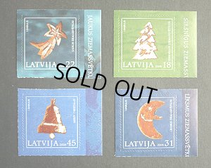 画像1: ラトビア切手 2006年  クリスマス　4種 (1)