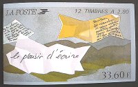 画像3: フランス切手　1993年　グリーティング　12種　コミック　アニメ　切手帳