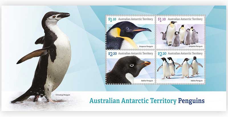 オーストラリア領南極地方切手 2022年 アデリーペンギン 